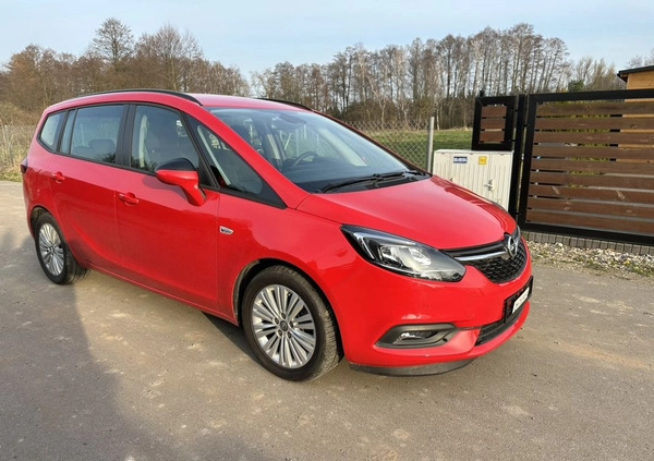 Opel Zafira cena 53800 przebieg: 66400, rok produkcji 2017 z Siedlce małe 704